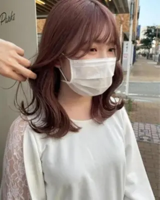カラー 透明感のあるカラーが 得意／長谷川 健太のヘアスタイル