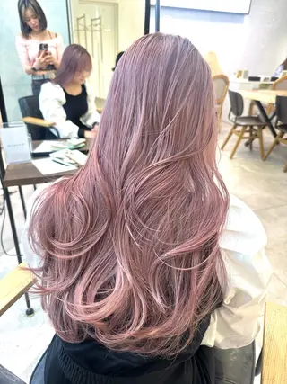 ロング 韓国ヘアメンズ・レデ ィース特化ミクのヘアスタイル