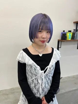 ショート カラー 横浜/ブリーチ/ レイヤー/RINのヘアスタイル