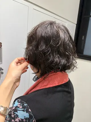 ショート 🩵韓国レイヤー│ ボブ│愛華🪽のヘアスタイル