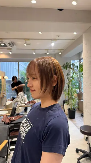 ショート カラー 🌓ショート/ウルフ /ハイトーン/大夢のヘアスタイル