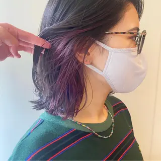 ミディアム カラー パーマ ヘアアレンジ メンズ キッズ ネイル マツエク・マツパ ウルフカット モデル募集中！ミカのヘアスタイル