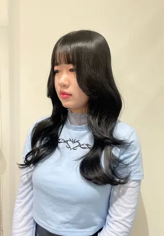 セミロング 【美容室が苦手な 方へ】MIHOのヘアスタイル