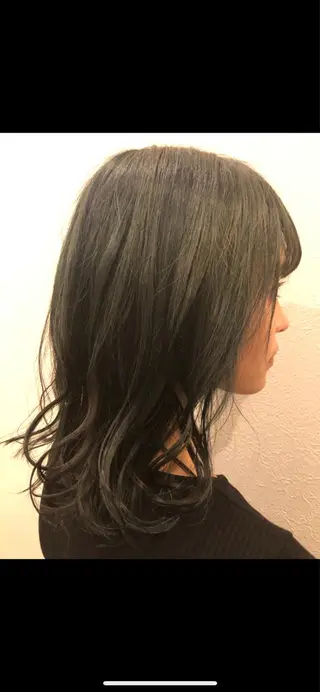 セミロング カラー eiji ／ waltのヘアスタイル