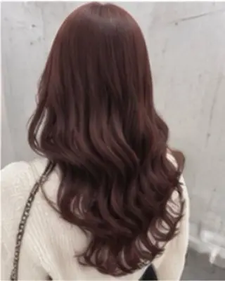 ロング カラー 透明感×艶カラー ✨️美髪縮毛🍒リオのヘアスタイル