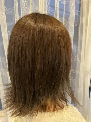 ミディアム カラー 北川 智海のヘアスタイル