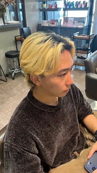 メンズ メンズカット パーマ飯野友喜のヘアスタイル