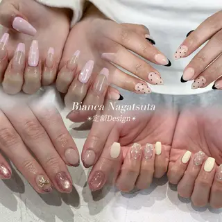 ネイル Bianca長津田 Mukae⋆.✶🖤のネイルデザイン
