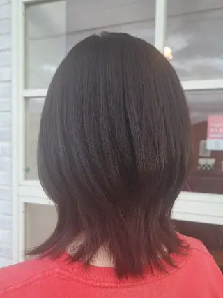 ミディアム 照屋 わかなのヘアスタイル