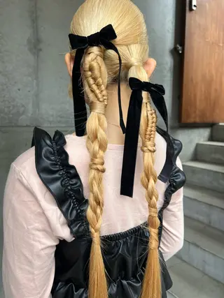 ロング ユカ yのヘアスタイル