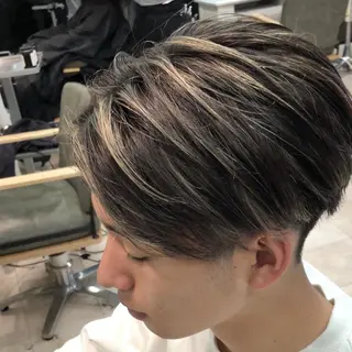 カラー メンズ 海外風レイヤーカット 👑店長 平松 由のヘアスタイル