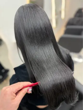 ミディアム カラー 💙あおい💙大宮 🪽ワンカラー🪽のヘアスタイル