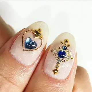ネイル 渋谷/チップ長さ出し 👑アプレgel-xのネイルデザイン