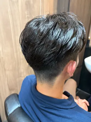 ミディアム 山道 啓介のヘアスタイル