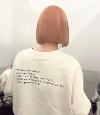 ミディアム カラー 🫧ハイトーン✨格安 より質💐マンツーマのヘアスタイル