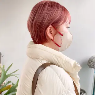 ショート カラー 艶カラー⁑ナチュラル ⁑中屋恵美🍃のヘアスタイル