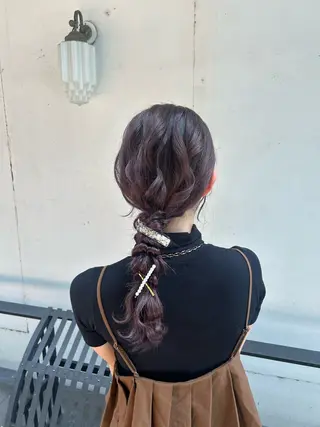 ロング Mila Hazukiのヘアスタイル