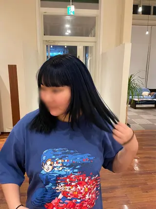 ミディアム 福岡 ゆうわのヘアスタイル
