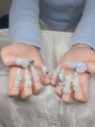 ネイル Lee Nails チップ長さだし専門店のネイルデザイン