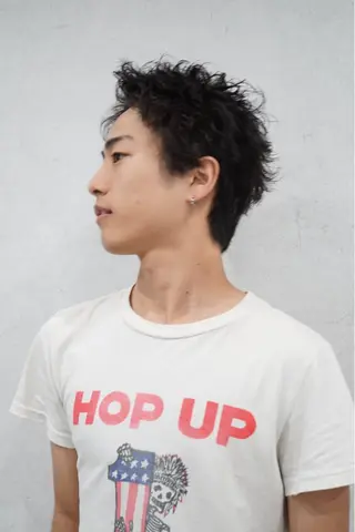 ショート パーマ メンズ men’s hair / 隼翔のヘアスタイル