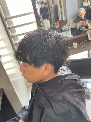 メンズ バレイヤージュ特化/ アキラのヘアスタイル