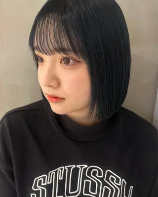ミディアム 丸みショートボブ Narumi✂︎のヘアスタイル