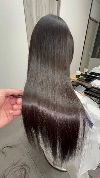 ロング 髪質改善美容師 大森勝馬のヘアスタイル