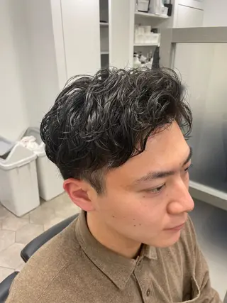 ショート パーマ メンズ Nexus 白石タクミのヘアスタイル