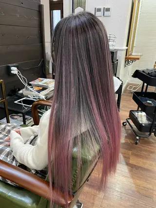 ロング 下林 雅明のヘアスタイル