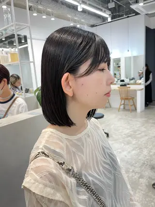 ショート 表参道レイヤーカット 髪質改善山岸季生のヘアスタイル