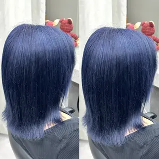 カラー ヘアメ🎀ハイトーン 🩵エクステ🪄しほのヘアスタイル