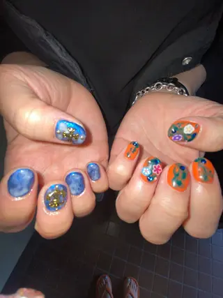 ネイル 個性派🌺推しネイル 💅💞hota🐇のネイルデザイン