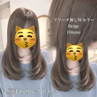 ロング カラー 髪質改善/縮毛矯正 🌻momokaのヘアスタイル