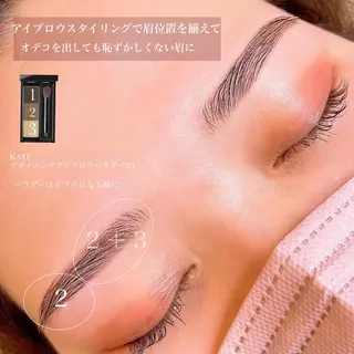 アイブロウ alchemy workzのマツエク・マツパデザイン