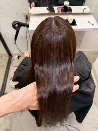 セミロング ⭐️縮毛矯正特化 小松邦彦⭐️のヘアスタイル