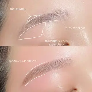 アイブロウ mignon /まつげパーマ・小顔の眉毛・アイブロウイメージ