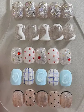 ネイル sol. ¨̮ 𓇼 yunaのネイルデザイン