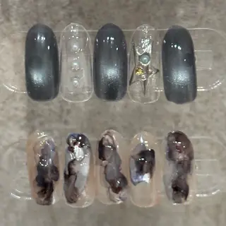 ネイル paragel★ magnet★AYAのネイルデザイン