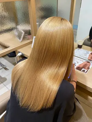 ロング カラー パーマ 色落ちまで盛れる 💟まなみのヘアスタイル