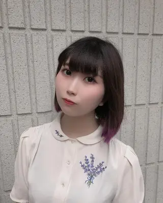 ミディアム カラー 社内カット講師・店長 菅原賢一のヘアスタイル