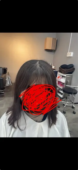 ミディアム 🌹ミラクル美容師 🌹くっぽのヘアスタイル