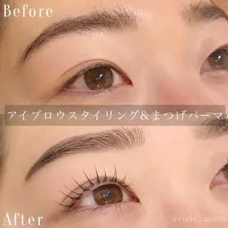 マツエク・マツパ アイブロウ cielo 栄 店　つきな🌙のマツエク・マツパデザイン