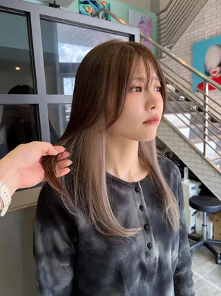 ロング カラー 🫧古田 穂香🫧パーマモデルのヘアスタイル