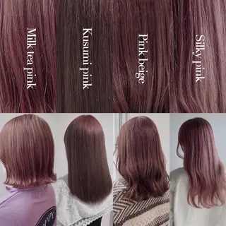 ミディアム カラー ヘアアレンジ 【公式】DISCO銀 座🪩トレンド🪽のヘアスタイル