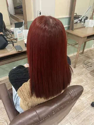 ミディアム ボブ.艶髪 髪質改善.縮毛矯正のヘアスタイル