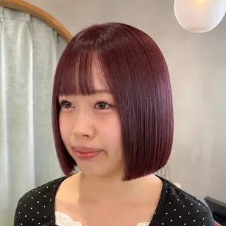 ミディアム ♥️ボブ髪質改善/暖 色/minami♥️のヘアスタイル
