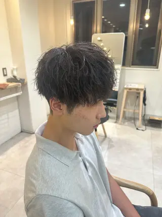 ショート パーマ メンズ 【パーマの達人】 💎メンズ特化🔥徹のヘアスタイル