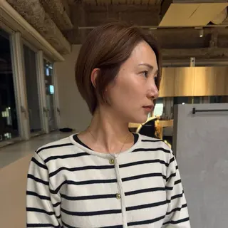ショート 似合わせレイヤー/ 福井優音のヘアスタイル