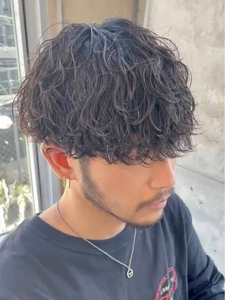 パーマ メンズ 後藤 拓未 fifth栄のヘアスタイル