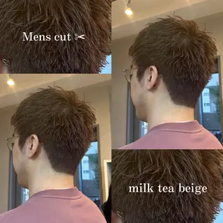 メンズ レイヤー×透明感🫧 髪質改善🪞春菜💎のヘアスタイル